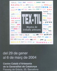 TEX-TIL. Centre Catalá d’Artesanía. Generalitat de Catalunya.